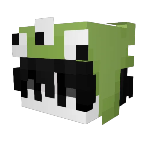 enrisito Minecraft avatar head, 3D render