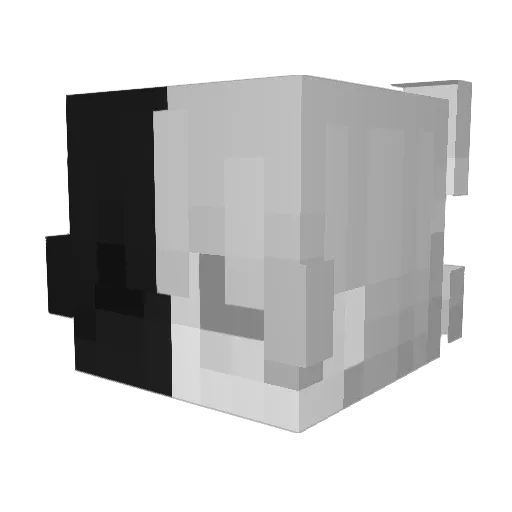 enrupt Minecraft avatar head, 3D render