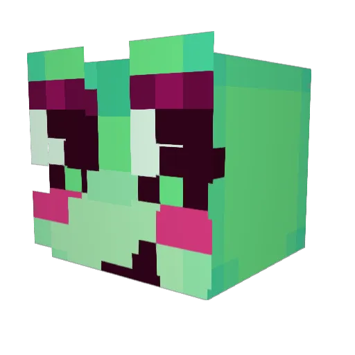 ensalada0935 Minecraft avatar head, 3D render