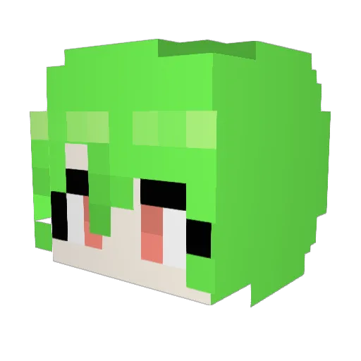 enso2215 Minecraft avatar head, 3D render