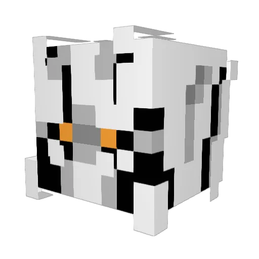 ent1t7 Minecraft avatar head, 3D render