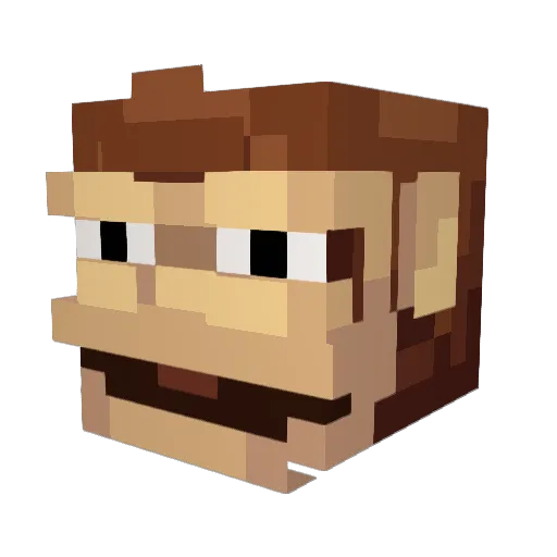 entaya91 Minecraft avatar head, 3D render