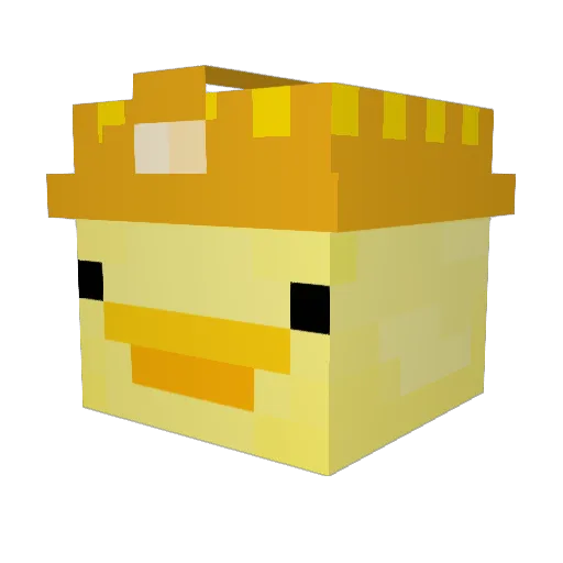 enteefalafel Minecraft avatar head, 3D render