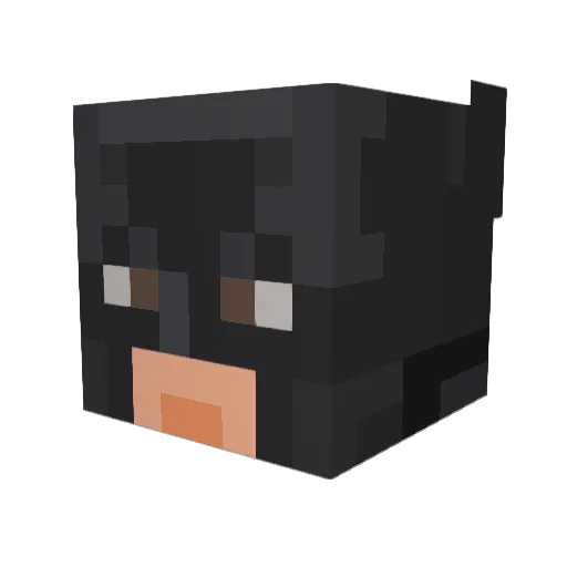 entity___303__ Minecraft avatar head, 3D render