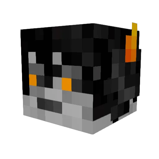 entrycode Minecraft avatar head, 3D render