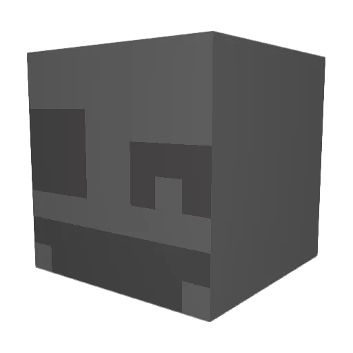 enuben Minecraft avatar head, 3D render