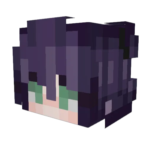 enviousHope Minecraft avatar head, 3D render