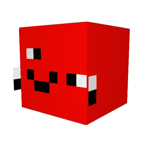 envixity_01 Minecraft avatar head, 3D render