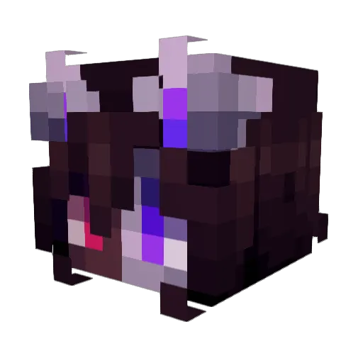 envla Minecraft avatar head, 3D render