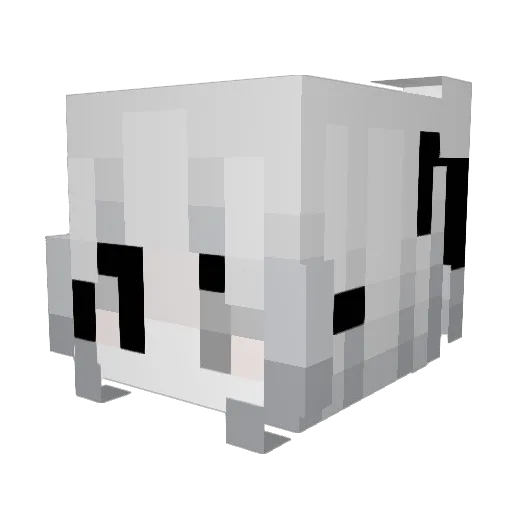 envolvidasso Minecraft avatar head, 3D render