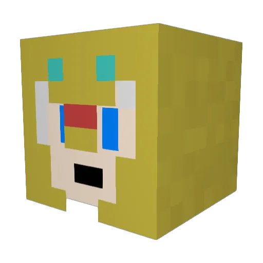 enzi2002 Minecraft avatar head, 3D render