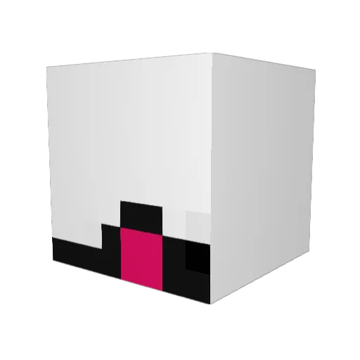 enzibub89 Minecraft avatar head, 3D render