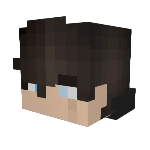 enzizs Minecraft avatar head, 3D render