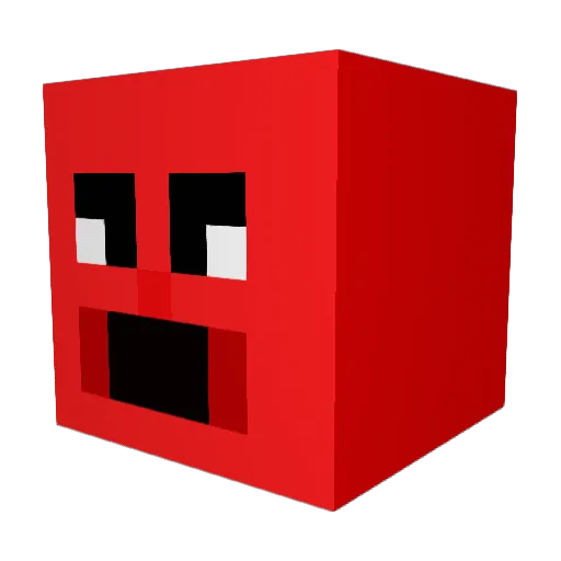 enzo555555 Minecraft avatar head, 3D render