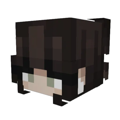 enzob3nzo Minecraft avatar head, 3D render