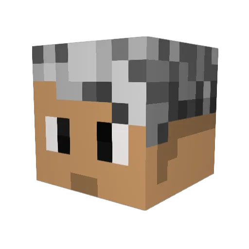 enzoroks Minecraft avatar head, 3D render