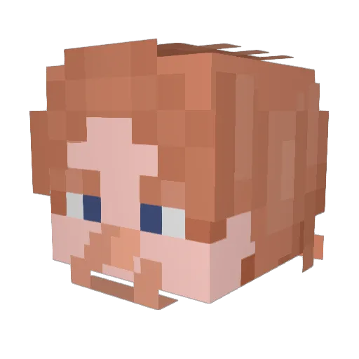 eoBalu Minecraft avatar head, 3D render