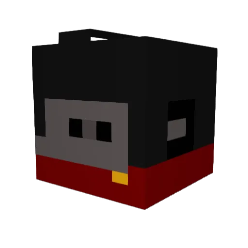 eoLucky Minecraft avatar head, 3D render