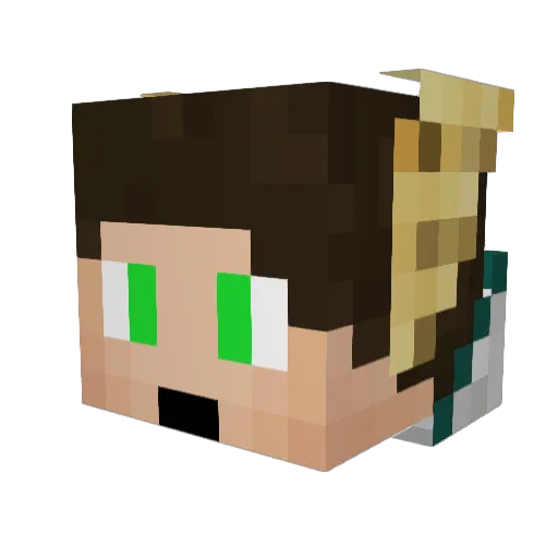 eoSanches Minecraft avatar head, 3D render