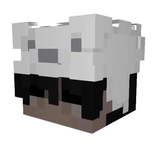 eocww Minecraft avatar head, 3D render