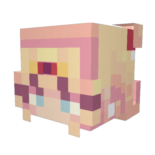 eoeoe__ Minecraft avatar head, 3D render