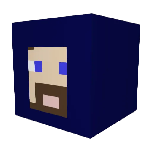 eokaid Minecraft avatar head, 3D render
