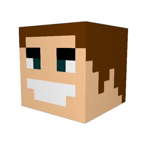 eomer63 Minecraft avatar head, 3D render