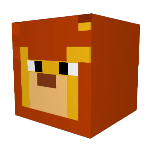 eonplz Minecraft avatar head, 3D render