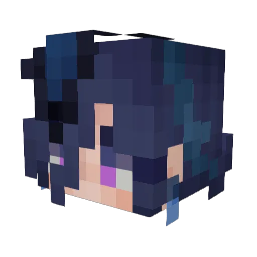 eonwashere Minecraft avatar head, 3D render