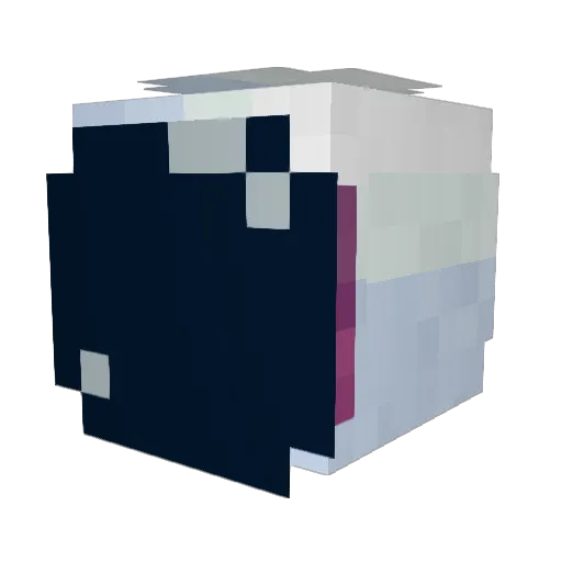 eonwea Minecraft avatar head, 3D render