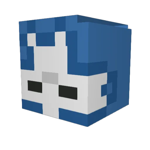 eorbis Minecraft avatar head, 3D render
