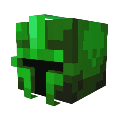 eowtheca Minecraft avatar head, 3D render