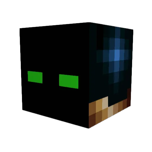 epWizard Minecraft avatar head, 3D render