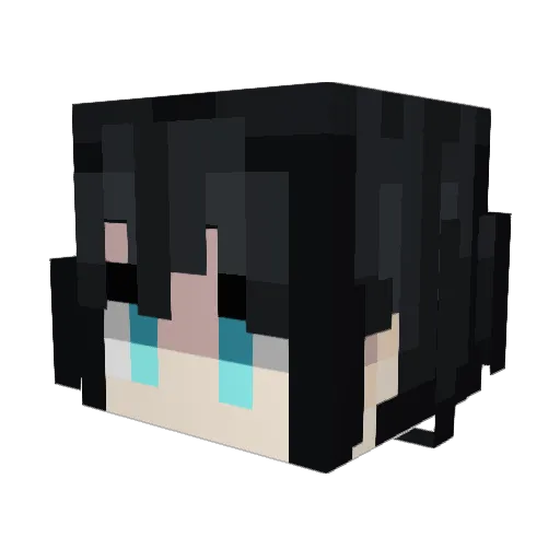 epari4889 Minecraft avatar head, 3D render