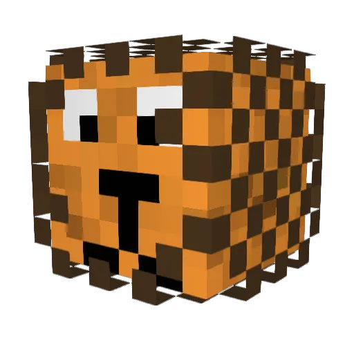 epatak123 Minecraft avatar head, 3D render