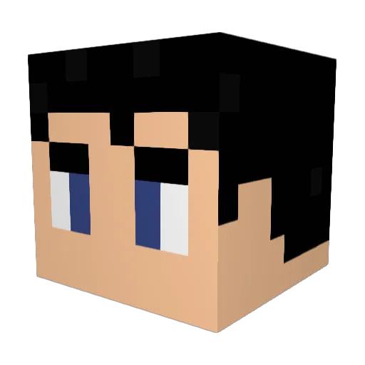 epheanor Minecraft avatar head, 3D render