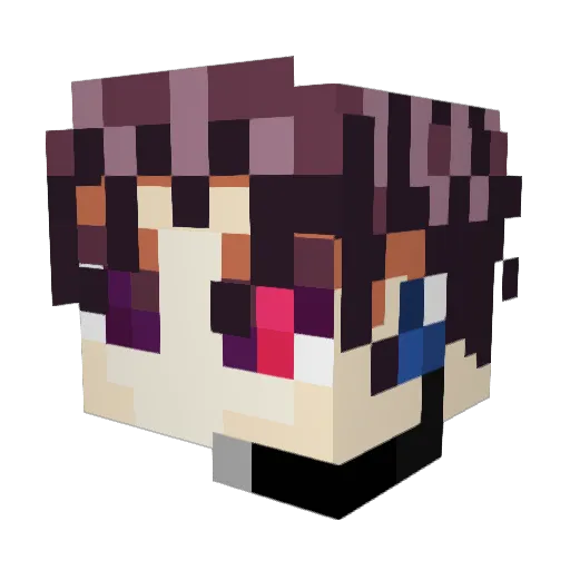 ephyos Minecraft avatar head, 3D render