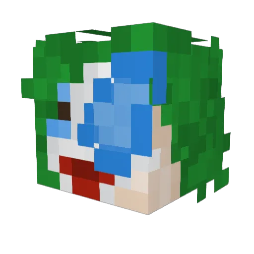 epic_JA9 Minecraft avatar head, 3D render