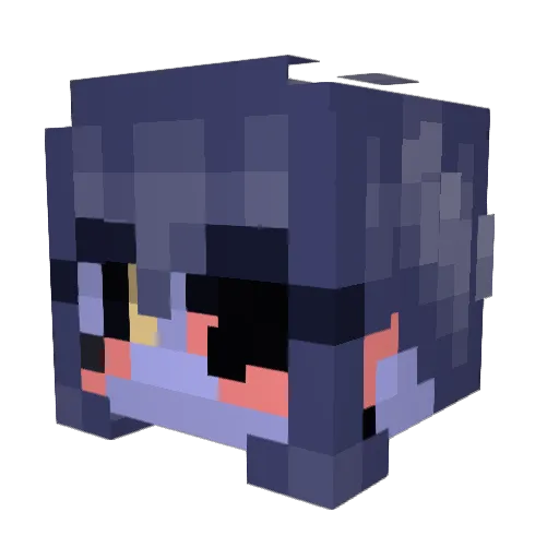 epic_eeyore Minecraft avatar head, 3D render