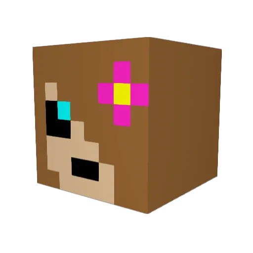 epic_narwhal07 Minecraft avatar head, 3D render
