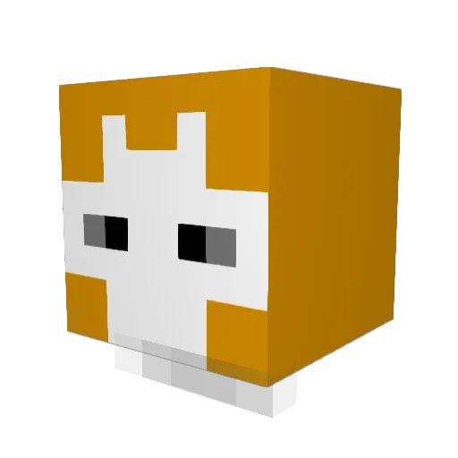 epicbigz Minecraft avatar head, 3D render
