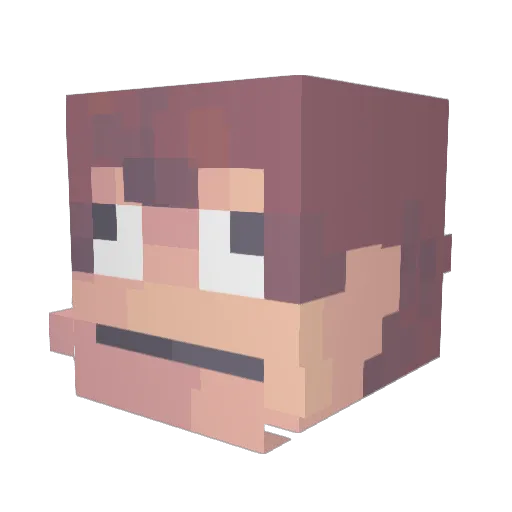 epicchicken7 Minecraft avatar head, 3D render