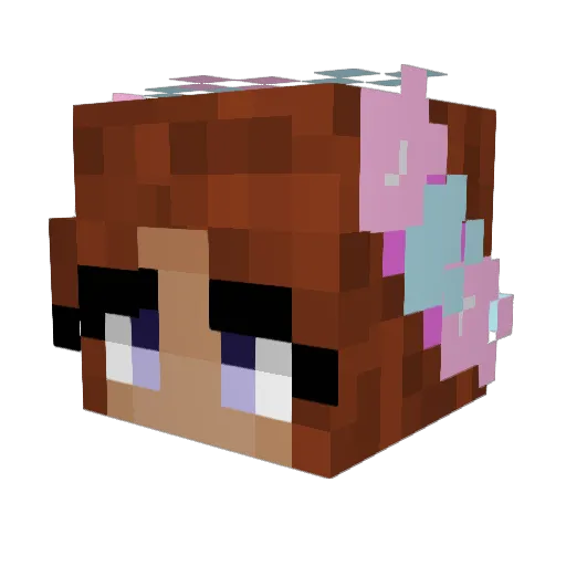 epiccubemaster05 Minecraft avatar head, 3D render