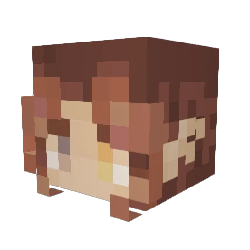 epicdawner Minecraft avatar head, 3D render