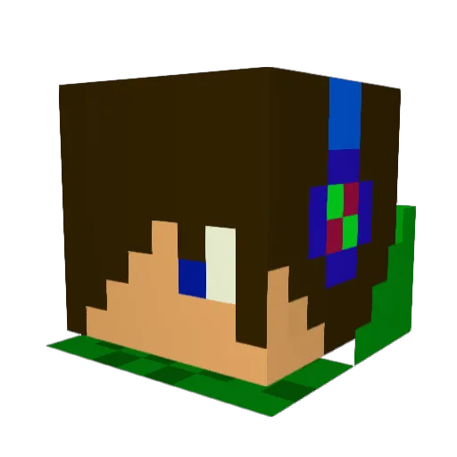 epicdj98 Minecraft avatar head, 3D render