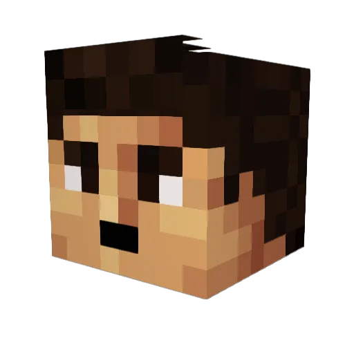 epicdyson Minecraft avatar head, 3D render