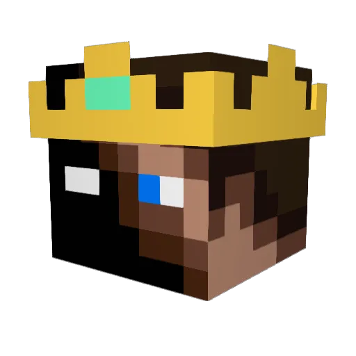 epicfuller98 Minecraft avatar head, 3D render