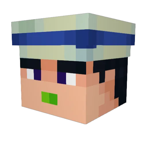 epichammer77 Minecraft avatar head, 3D render