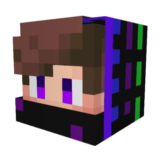 epiclogan02 Minecraft avatar head, 3D render
