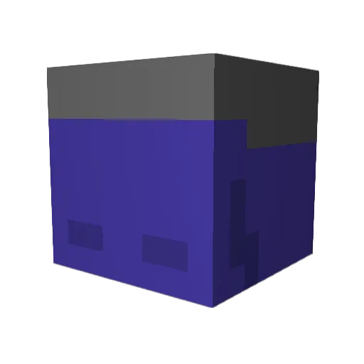 epicman32322 Minecraft avatar head, 3D render
